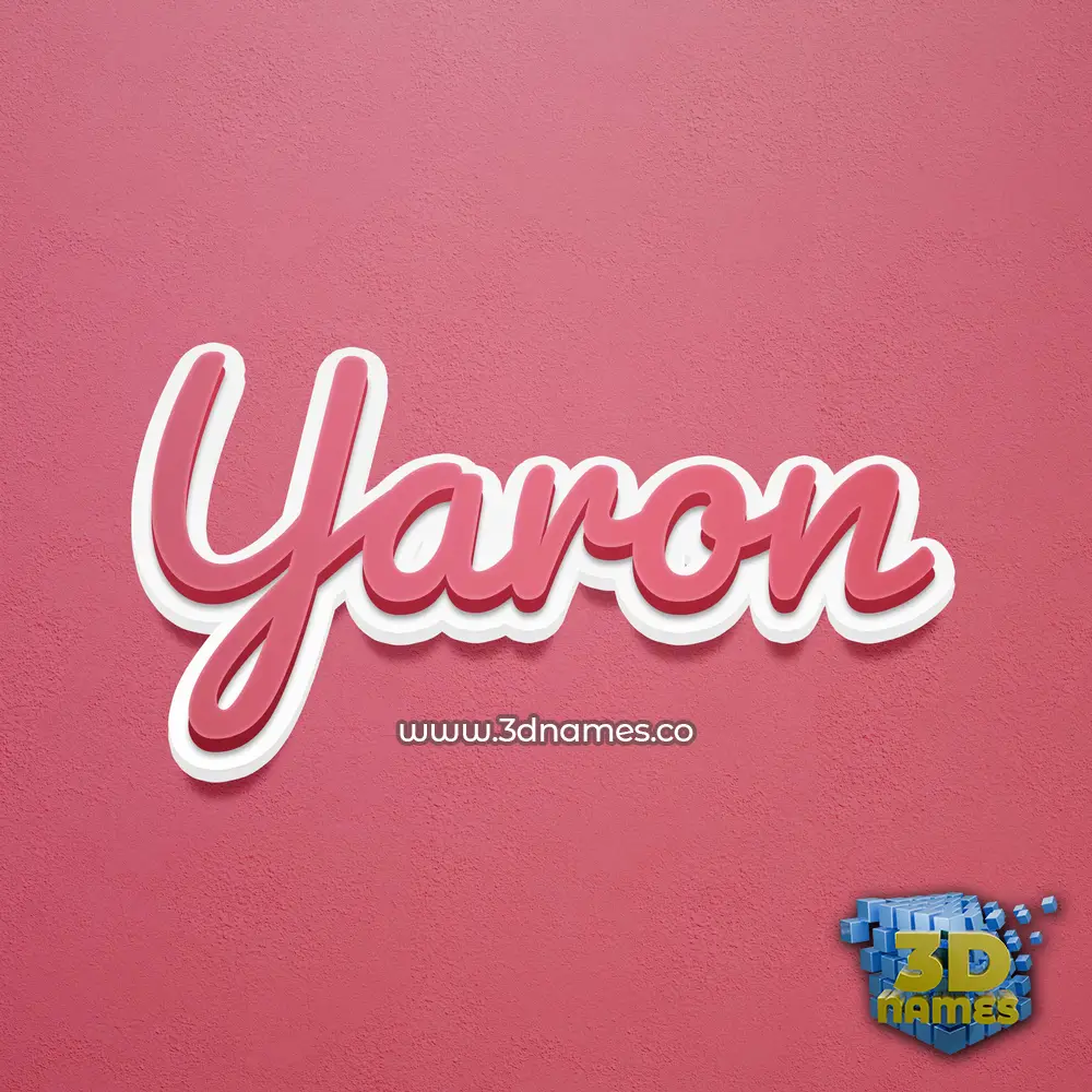 yaron in Red Scribble style - 3D name wallpaper yaron in Red Scribble style - 3D name wallpaper