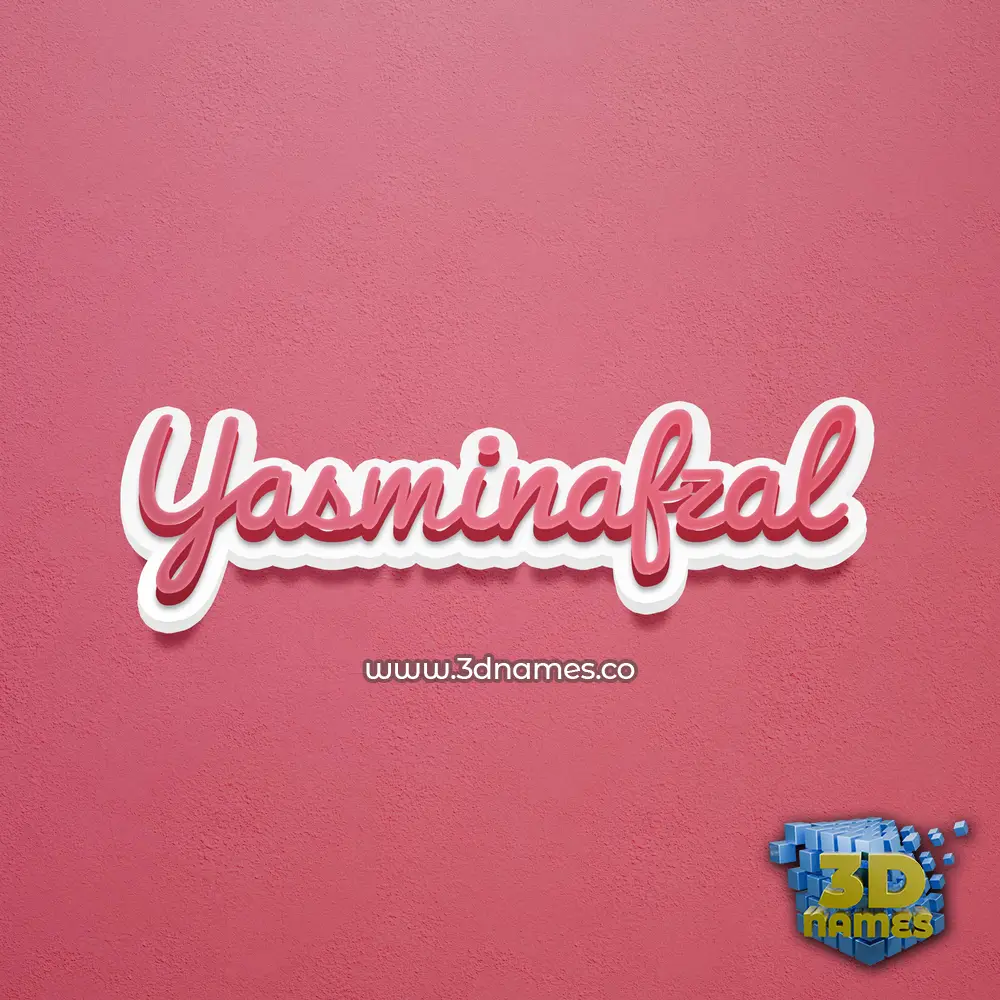 yasminafzal in Red Scribble style - 3D name wallpaper yasminafzal in Red Scribble style - 3D name wallpaper