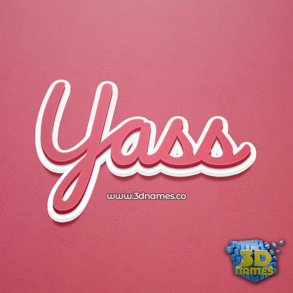 yass in Red Scribble style - 3D name wallpaper yass in Red Scribble style - 3D name wallpaper