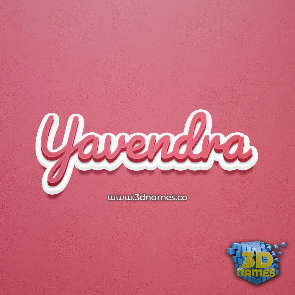 yavendra in Red Scribble style - 3D name wallpaper yavendra in Red Scribble style - 3D name wallpaper