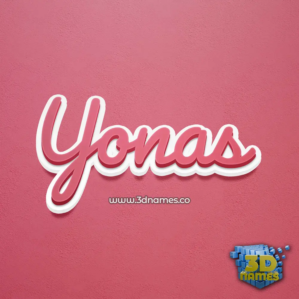 yonas in Red Scribble style - 3D name wallpaper yonas in Red Scribble style - 3D name wallpaper