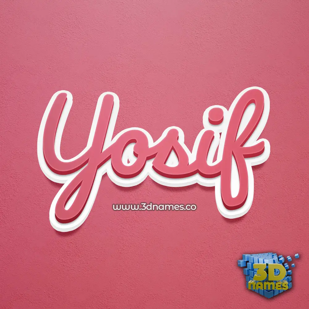 yosif in Red Scribble style - 3D name wallpaper yosif in Red Scribble style - 3D name wallpaper