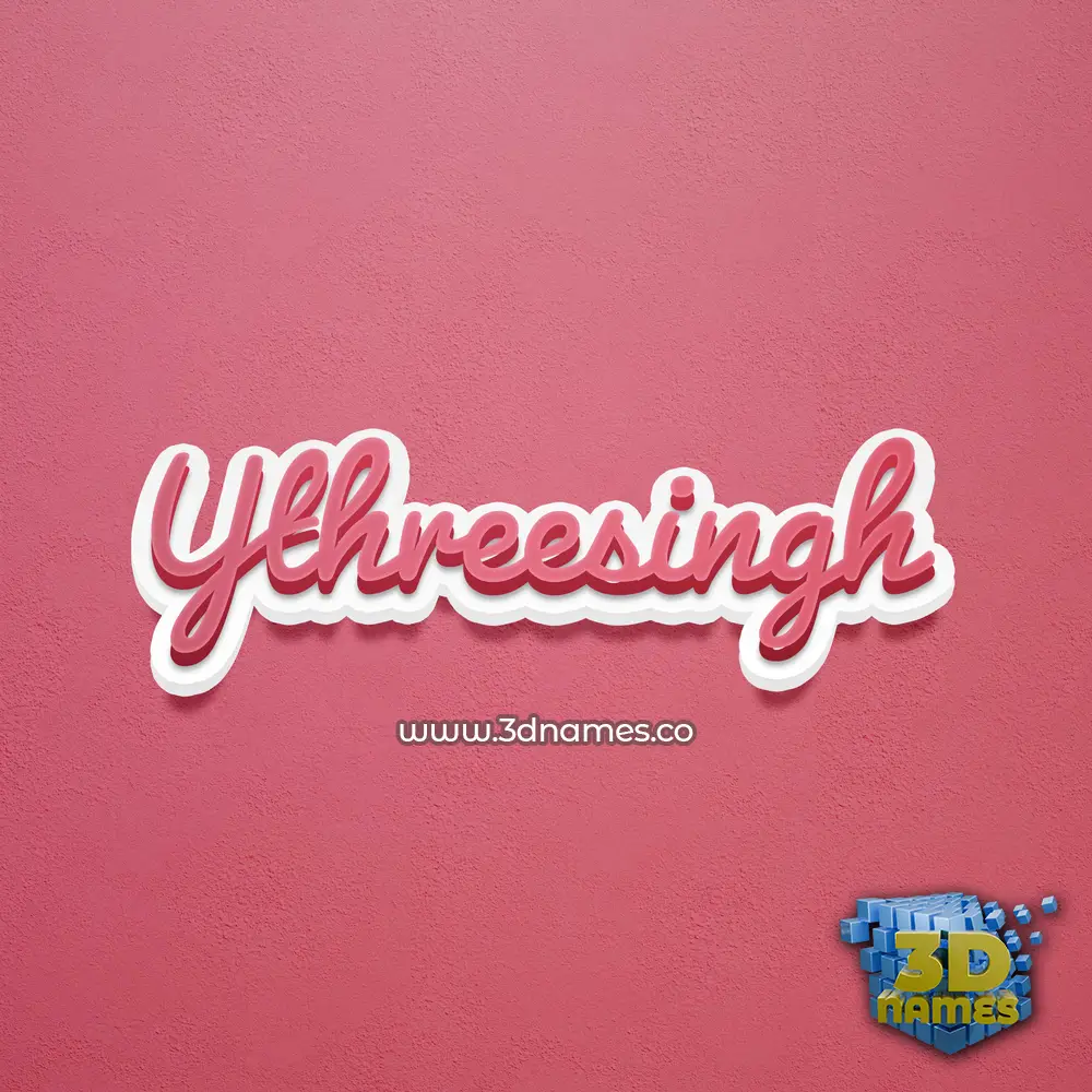ythreesingh in Red Scribble style - 3D name wallpaper ythreesingh in Red Scribble style - 3D name wallpaper