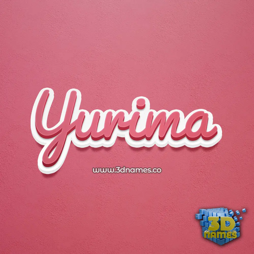 yurima in Red Scribble style - 3D name wallpaper yurima in Red Scribble style - 3D name wallpaper