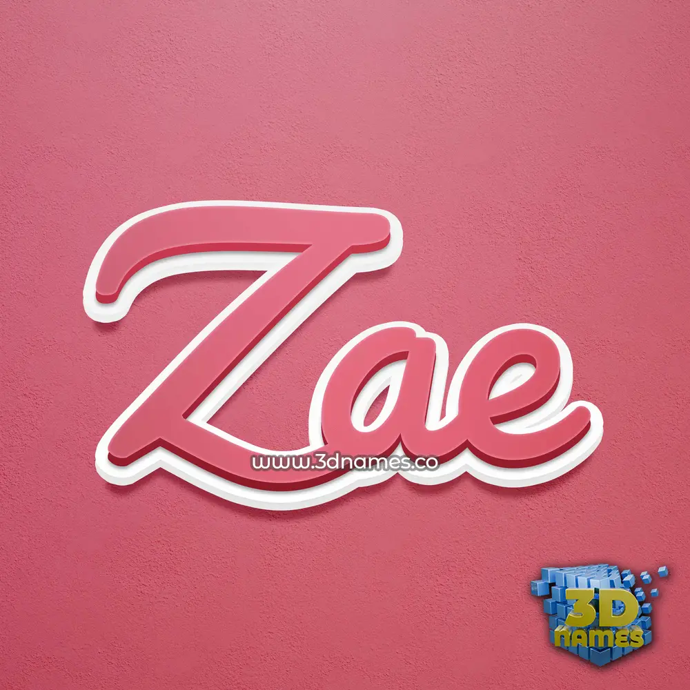 zae in Red Scribble style - 3D name wallpaper zae in Red Scribble style - 3D name wallpaper