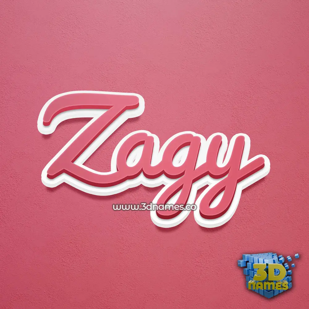 zagy in Red Scribble style - 3D name wallpaper zagy in Red Scribble style - 3D name wallpaper