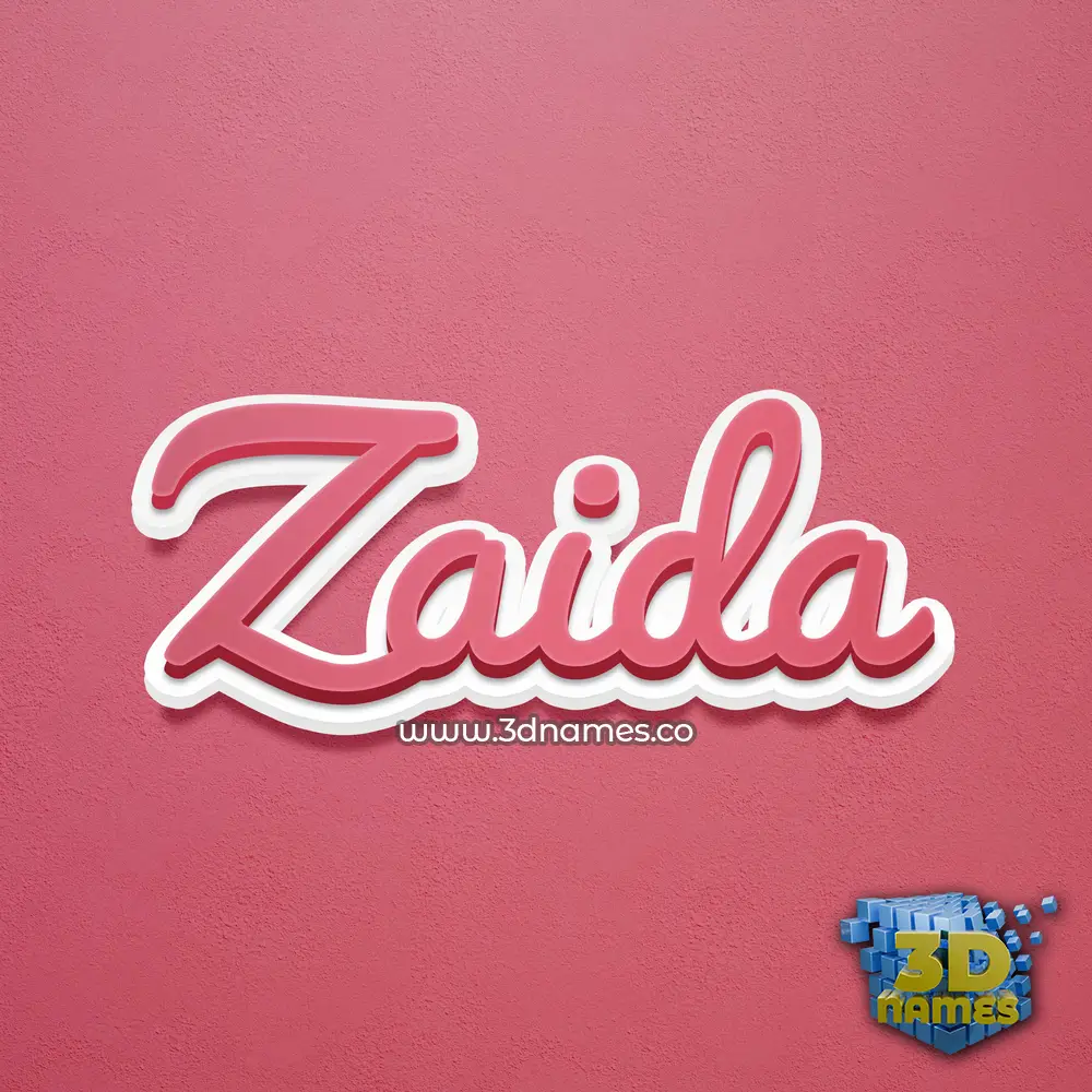 zaida in Red Scribble style - 3D name wallpaper zaida in Red Scribble style - 3D name wallpaper