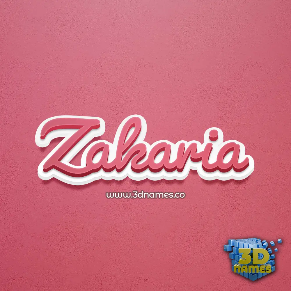 zakaria in Red Scribble style - 3D name wallpaper zakaria in Red Scribble style - 3D name wallpaper
