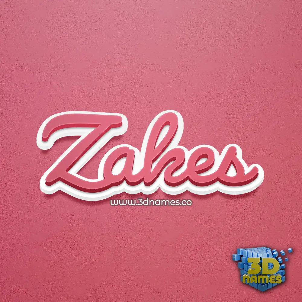 zakes in Red Scribble style - 3D name wallpaper zakes in Red Scribble style - 3D name wallpaper