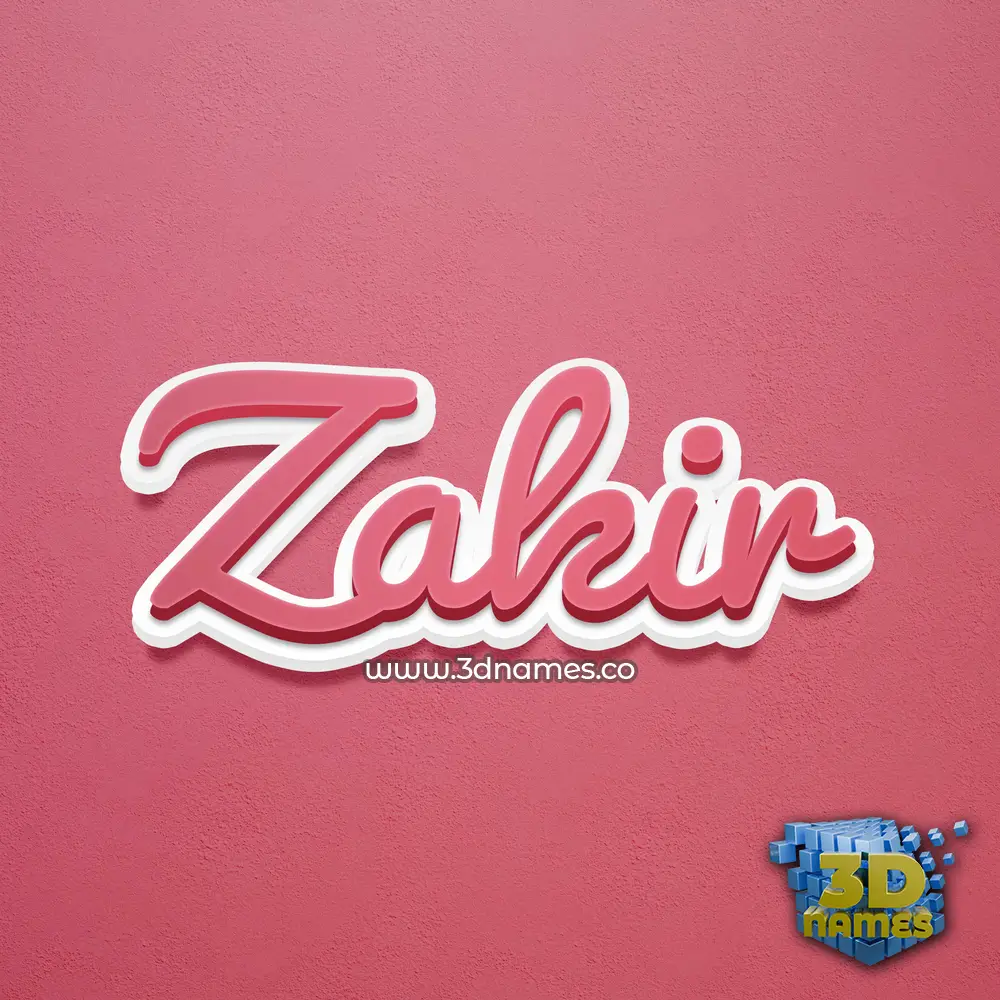 zakir in Red Scribble style - 3D name wallpaper zakir in Red Scribble style - 3D name wallpaper