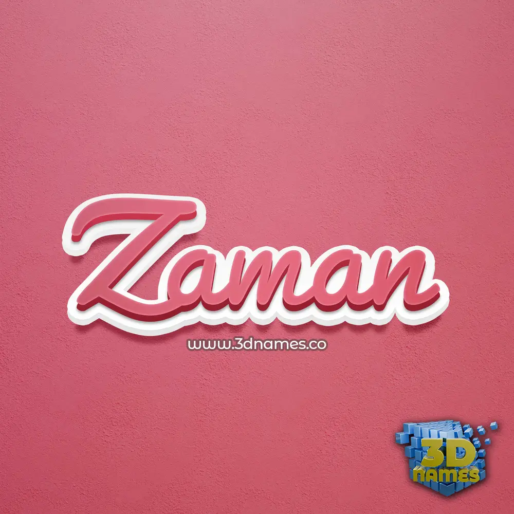 zaman in Red Scribble style - 3D name wallpaper zaman in Red Scribble style - 3D name wallpaper
