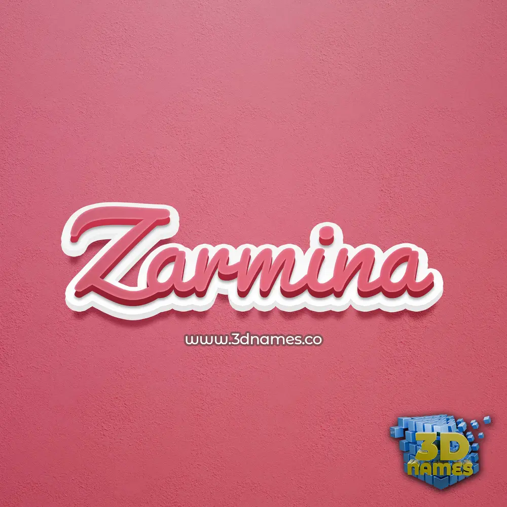 zarmina in Red Scribble style - 3D name wallpaper zarmina in Red Scribble style - 3D name wallpaper