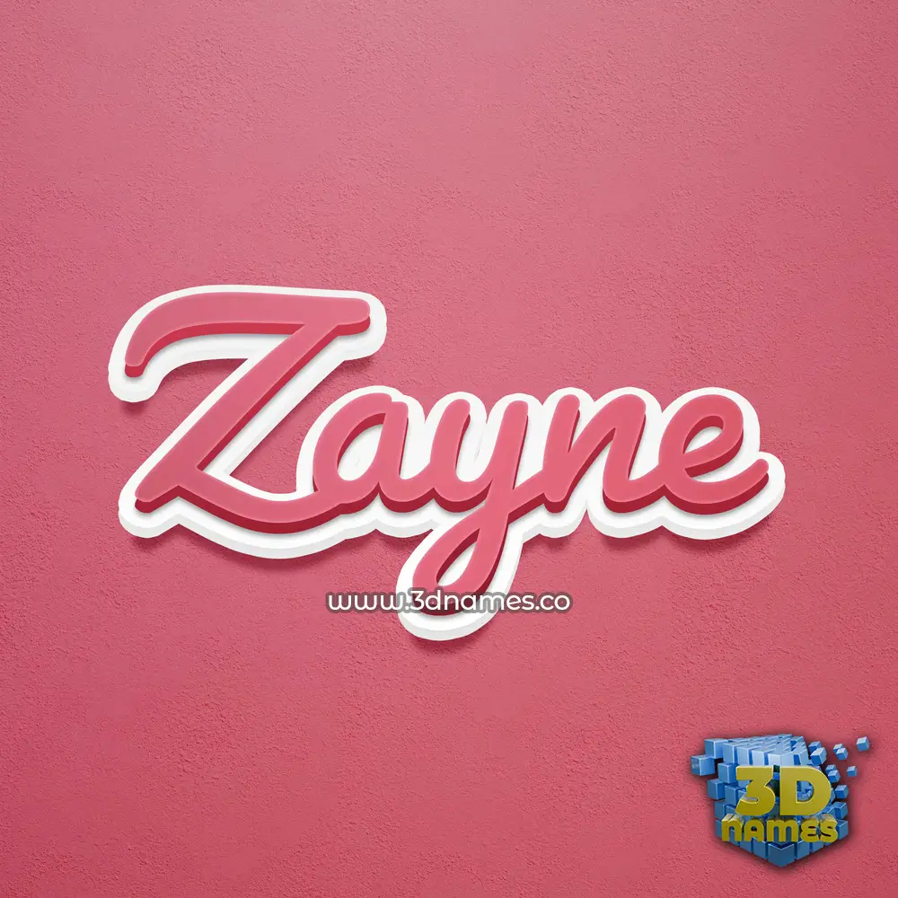 zayne in Red Scribble style - 3D name wallpaper zayne in Red Scribble style - 3D name wallpaper