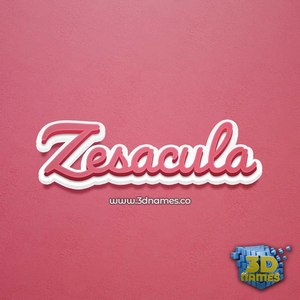 zesacula in Red Scribble style - 3D name wallpaper zesacula in Red Scribble style - 3D name wallpaper