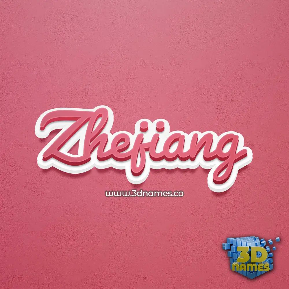 zhejiang in Red Scribble style - 3D name wallpaper zhejiang in Red Scribble style - 3D name wallpaper