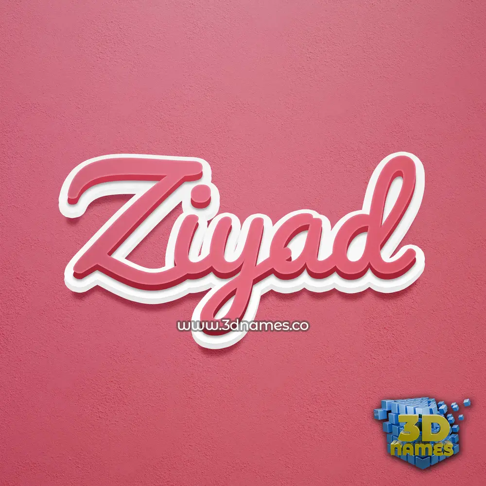 ziyad in Red Scribble style - 3D name wallpaper ziyad in Red Scribble style - 3D name wallpaper
