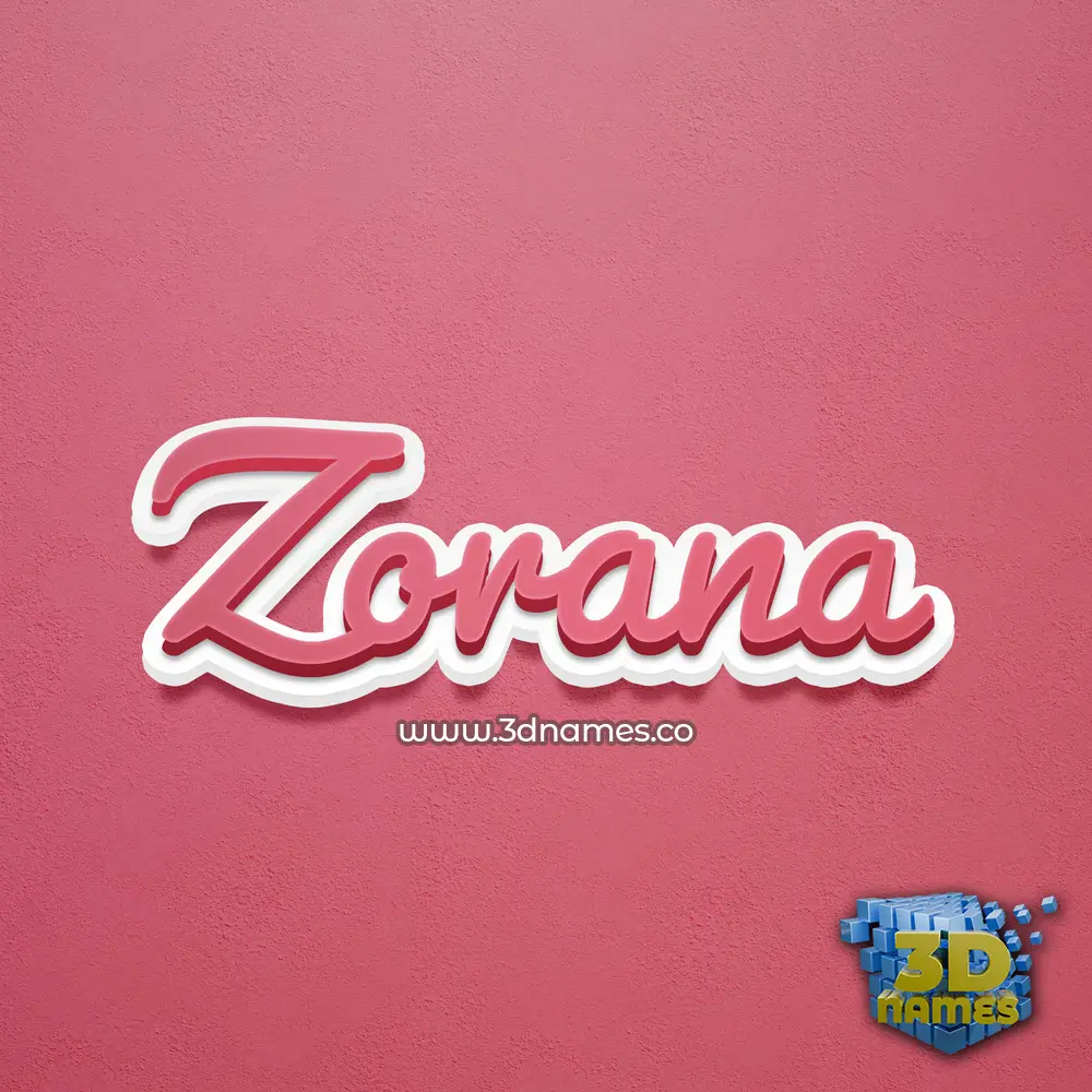 zorana in Red Scribble style - 3D name wallpaper zorana in Red Scribble style - 3D name wallpaper