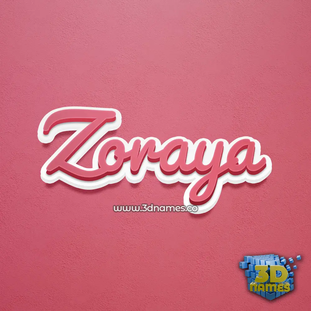 zoraya in Red Scribble style - 3D name wallpaper zoraya in Red Scribble style - 3D name wallpaper