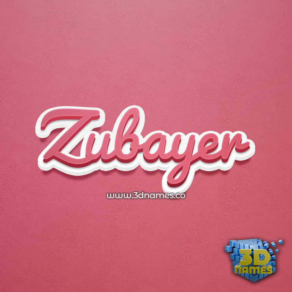 zubayer in Red Scribble style - 3D name wallpaper zubayer in Red Scribble style - 3D name wallpaper