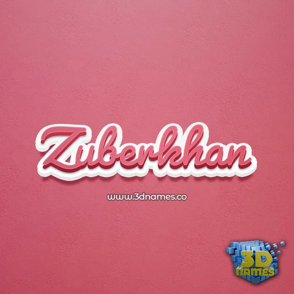 zuberkhan in Red Scribble style - 3D name wallpaper zuberkhan in Red Scribble style - 3D name wallpaper