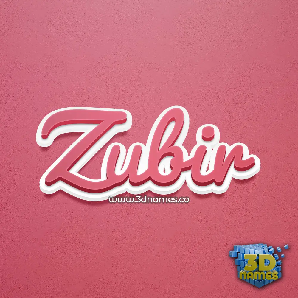 zubir in Red Scribble style - 3D name wallpaper zubir in Red Scribble style - 3D name wallpaper