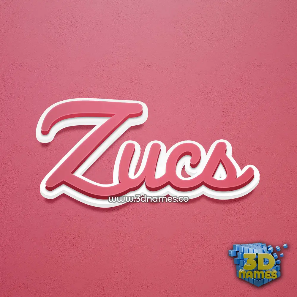 zucs in Red Scribble style - 3D name wallpaper zucs in Red Scribble style - 3D name wallpaper