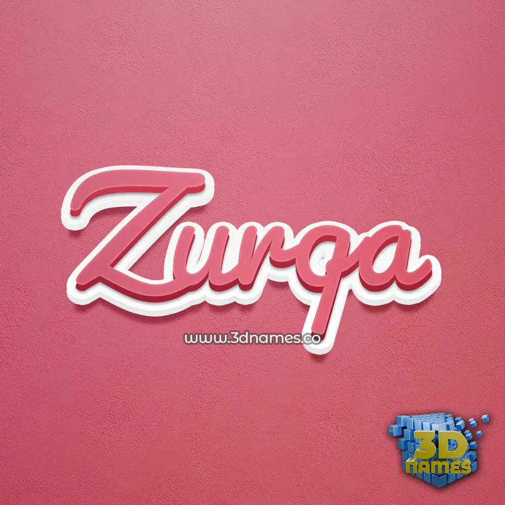 zurqa in Red Scribble style - 3D name wallpaper zurqa in Red Scribble style - 3D name wallpaper
