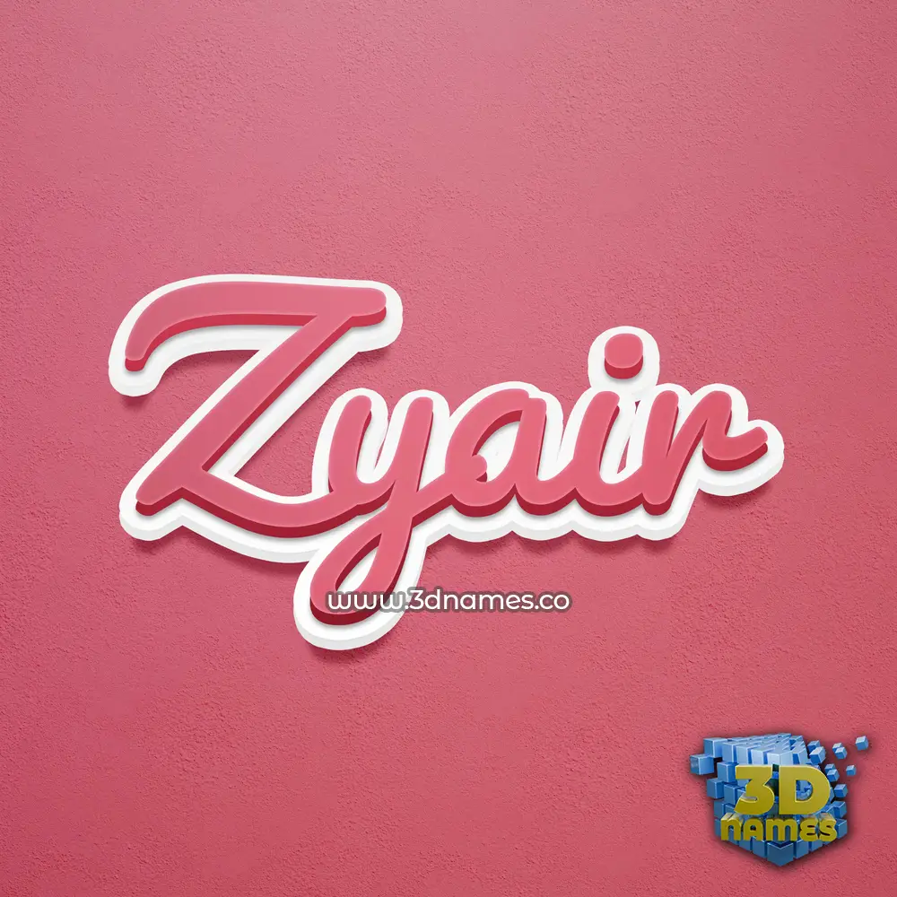 zyair in Red Scribble style - 3D name wallpaper zyair in Red Scribble style - 3D name wallpaper