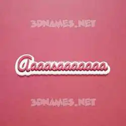 aaaasaaaaaaa in Red Scribble style - 3D name wallpaper