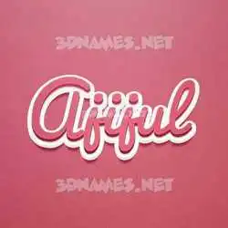 ajijul in Red Scribble style - 3D name wallpaper