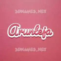 arunteja in Red Scribble style - 3D name wallpaper