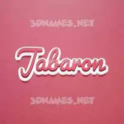 jabaron in Red Scribble style - 3D name wallpaper