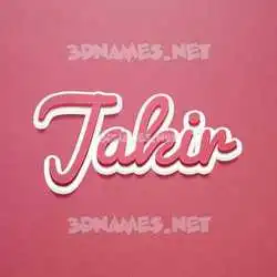 jakir in Red Scribble style - 3D name wallpaper