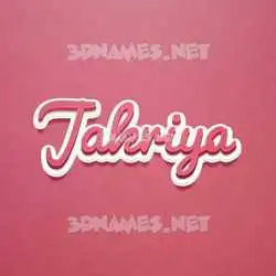 jakriya in Red Scribble style - 3D name wallpaper
