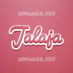 jalaja in Red Scribble style - 3D name wallpaper