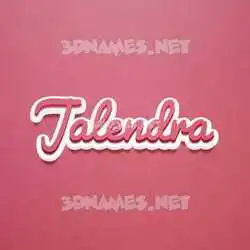 jalendra in Red Scribble style - 3D name wallpaper