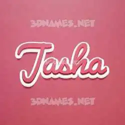 jasha in Red Scribble style - 3D name wallpaper