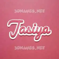 jasiya in Red Scribble style - 3D name wallpaper
