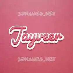 jayveer in Red Scribble style - 3D name wallpaper