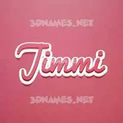 jimmi in Red Scribble style - 3D name wallpaper