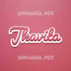 jkavita in Red Scribble style - 3D name wallpaper