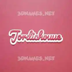 jordichouue in Red Scribble style - 3D name wallpaper