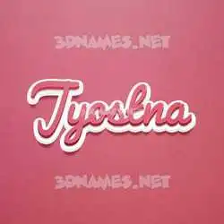 jyostna in Red Scribble style - 3D name wallpaper