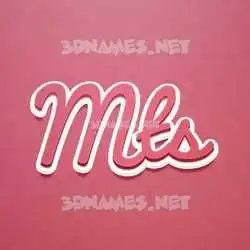 mts in Red Scribble style - 3D name wallpaper