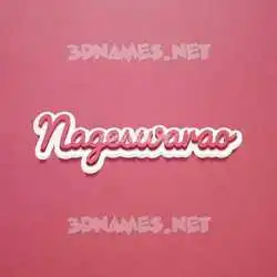 nageswarao in Red Scribble style - 3D name wallpaper