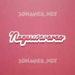 nageswararao in Red Scribble style - 3D name wallpaper