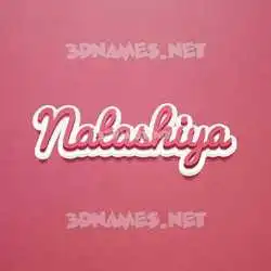 natashiya in Red Scribble style - 3D name wallpaper