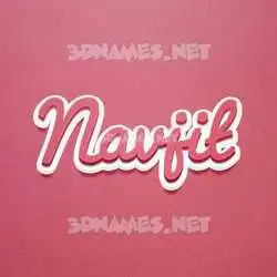 navjit in Red Scribble style - 3D name wallpaper