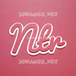 ntr in Red Scribble style - 3D name wallpaper