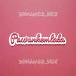 pawanhemlata in Red Scribble style - 3D name wallpaper